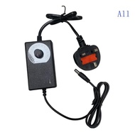 All Low-Voltages Adjustable Power Adapters With UK Plugs 3V-12VDC Output 24W to Converters 55 1 in C