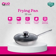 Qlio Fry Pan Non Stick Stainless Steel (24Cm,28 cm)/Non-Stick Frying Pan