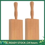 Pasta Making Board, Gnocchi Board, Beech Wood Gnocchi Board Butter Board Dough Scraper for Pasta and