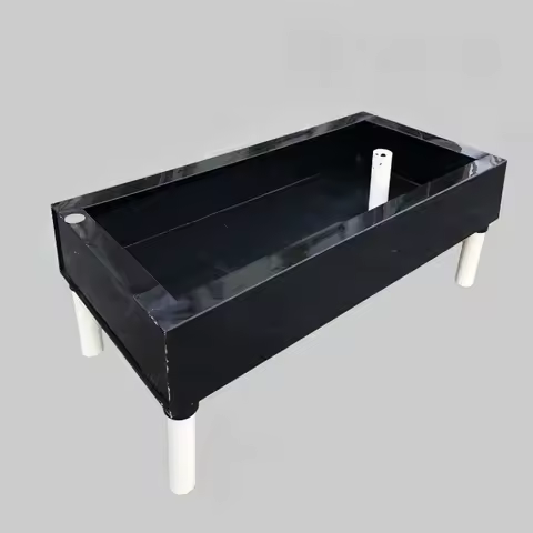Turtle Tank with Drainage PP Large Turtle Terrarium Turtles Aquatic Pets Breeding Box Fish Water Tur