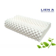 Convoluted latex pillow