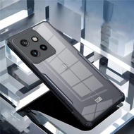 Clear Acrylic Back Cover For Motorola Moto G75 2024 Case PC+ TPU Frame Lens Protective Shockproof Ca