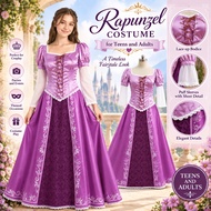 Disney Tangled Rapunzel Cosplay Costume for Adults Storybook Movie Character Halloween Princess