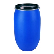 Tong drum biru 125liter/ tong air biru