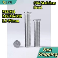 304 Stainless Steel Spot Welding Screw M3/M4/M5/M6/M8 * L5-50mm (XD-EN)