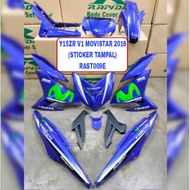 Body Cover Set Rapido Y15ZR V1 Yamaha STICKER TAMPAL Movistar 2016 Blue Ysuku Accessories Motor Y15 