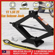 Heavy Duty Scissor Jack Car Repairing Tool 1.5 / 2.0 Ton Car Jack Tyre Repair Workshop Jek Kereta Tukar Tayar