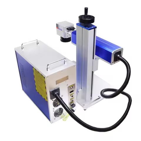 Support Lightburn Ezcad 30W 50W 60W 100W JPT MOPA M7 Raycus Galvo Fiber Marking Machine for Metal Je
