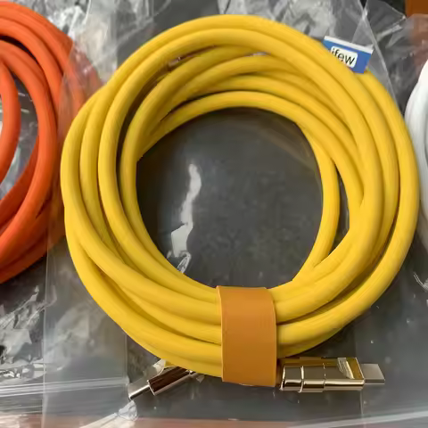 Type C to Type C Liquid Silicone Phone Cable PD USB C Long Cable Wire 1M 2M 3M 100W Fast Charging Us