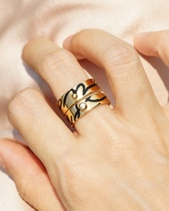 Open on Museum - Our.Us.Ring For Her  Couple Ring แหวนคู่เงินแท้สำหรับผู้หญิง ลายแพทเทิร์นรอบแหวน