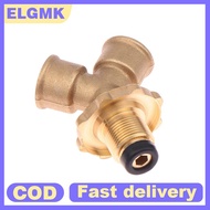 ELGMK Gas Heater Cylinder Connection Port Y Splitter Three Way Valve One Two Way LPG Furnace Gas Sto