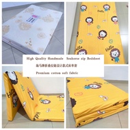 海马牌折叠拉链设计款床单套/不包括床褥 Seahorse Mattress  L-shaped zipper design bed sheet cover Fitted Bedsheet  / cadar