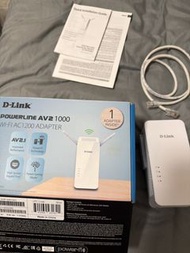 D-Link POWERLINE AV2 1000 Wi-Fi AC1200 網絡擴展器