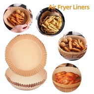 100PCS Air Fryer Paper Air Fryer Disposable Paper Liner Baking Paper Air Fryer Oilproof Parchment Paper Air Fryer Liners