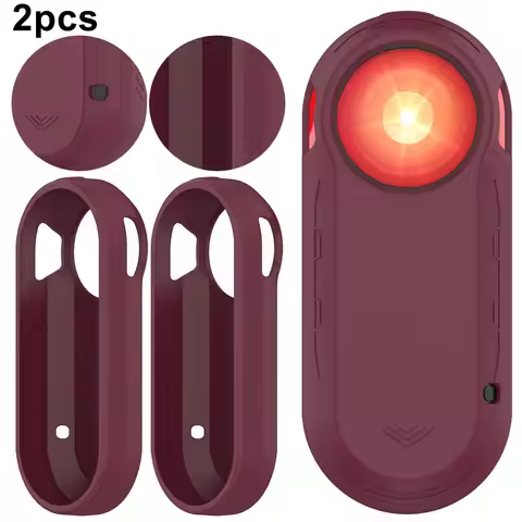 Silicone Protect Sleeve Bike Light Cover for Varia RTL515 (Wine Red)