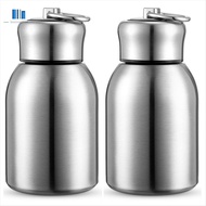 Mini Water Bottle Slim Insulated Thermal Water Bottle Small Vacuum Hot Cold Water Bottle Bulk 2 Pcs