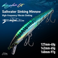 Kingdom SALTWATER Sea Fishing Lure Minnow 127mm/142mm/160mm 48g/65g/97g Sinking Baits Hard Bait Bait