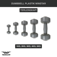 Winstar Dumbbell 1kg 2kg 3kg 4kg 5kg 10kg Wannalife | Barbell Stamina Dumbell Dumbbell Dumbbell Barb