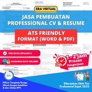 Jasa Pembuatan CV | CV ATS | Desain CV | ATS Friendly