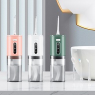 Portable dental irrigator USB rechargeable oral irrigator electric teeth cleaning with 5 nozzles