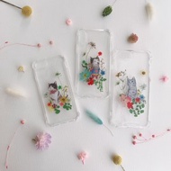 動物系列 動物與花 乾燥花 手機殼