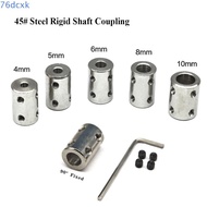 76DCXMY Shaft Coupling 45# Rigid coupling 4mm To 8mm Transmission Connector