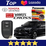 Baterai remote yaris baru yaris cross original jepang baterai remote keyless toyota yaris cross