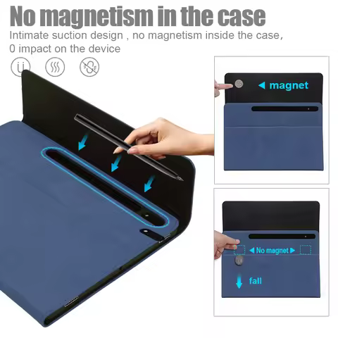 ARDISSI Tablet Case for Samsung Galaxy Tab S9 Plus Tap S8 S7 FE S6 LITE Funda Protective Folio Flip 