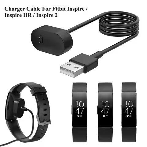 100cm Charger Cable For Fitbit Inspire 2 3 Ace 2 3 Replacement USB Charging Cable Accessory For Fitb