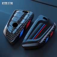 ABS Carbon Fiber Style Car Key Case Cover For BMW X1 X3 X4 X5 F15 X6 F16 G30 G05 7 Series G11 F48 F39 520 525 G20 118I 218I 320I