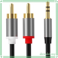 [ShiwakiffMY] Type-c to Double RCA Male Cable Audio AUX Adapter Cable Connection Line AUX Auxiliary 