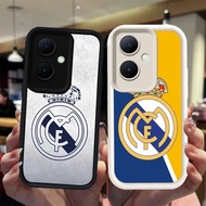 N112 Real-Madr Silicone Black White Casing for OPPO Reno 13F 11F 10 8T 11 Pro 5G Case