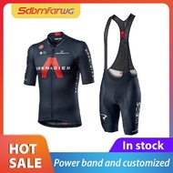 [Ready Stock]INEOS Men's Cycling Jersey Set Summer Suspender Shorts Suit Mountain Bike Cycling Cloth
