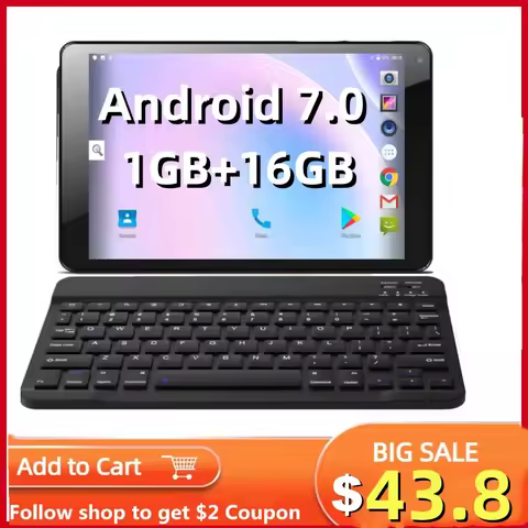 10.1 INCH H16Q9 Android 7.0 Tablet PC RAM 1GB ROM 16GB MTK6735 Quad-Core Dual Sim Card Supports 3G/ 