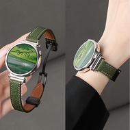 适用华为手表表带gt5皮革华为gt6真皮gt4荔枝纹高级gt3手腕带for huawei watch strap gt5 leather huawei20260414