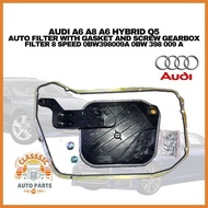 AUDI A6 A8 A6 HYBRID Q5 AUTO FILTER WITH GASKET AND SCREW GEARBOX FILTER 8 SPEED 0BW398009A 0BW 398 
