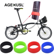 AGEKUSL Bike Seat Post Ring Dust Cover Silicone Waterproof For Brompton Pikes Fnhon Dahon Folding Bicycle