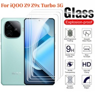 iQOO Z9 5G 2024 Screen Protector For iQOO Z9 Z9x Turbo 5G Z 9 Z 9x iqz9 2024 Clear View Tempered Gla