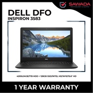 DELL DFO INSPIRON 3583 (4205U/4GB/1TB HDD + 128GB SSD/INTEL HD/W10/15.6" HD) (1 YEAR ON-SITE WARRANT