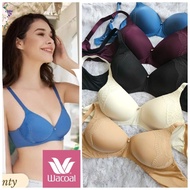 WACOAL BASIC WIRELESS BRA FULL CUP THIN FOAM IB4140 IB4140R1 SIZE 32A 32B 34A 34B 34C 36A 36B 36C 38