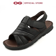 BRUNO CO. Leather Men's Sandals - Black