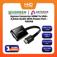 UGREEN HDMI To VGA Converter + With Audio Converter - MM103