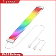5V ARGB PSU RGB Cable Extensions 8Pin 24Pin GPU Power Supply Cord C200EX C260EX 3PIN X 2+4PIN for Mo