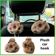 Capybara Car Headrest Hook Capybara Storage Hook for Headrest Car Hangers Organizer Seat Headrest Ho