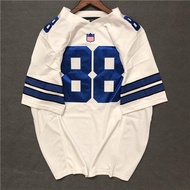 2025 Football Shirt American Football Retro Hip Hop Loose Large European Hip Hop Printed T-shirt