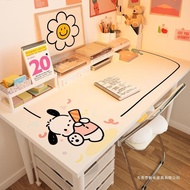 KY🎁Leather Desk Pad Desk Tablecloth Table Mat Desk Student Children Computer Study Table Desk Surface Mat GY9D