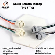 T10 LIGHT BULB SOCKET T13 PLUG-IN/ - CAR TURN SIGNAL SOCKET MOTORCYCLE/ T10 LED Bulb T10 LED