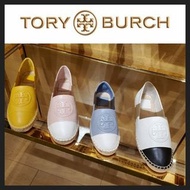 🔥現貨熱賣款✅ Tory Burch Benton Leather Espadrille Espadrilles Shoe Shoes Flats 平底羊皮縫線撞色配搭草鞋 草編 漁夫鞋 35-40碼 US 081021