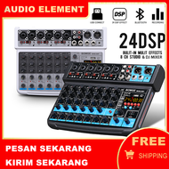 AUDIO ELEMENT 8 channel mini audio mixer Line Mixer ,DC 5V,with MP3 PlayerBluetooth U disk 48V 24DS