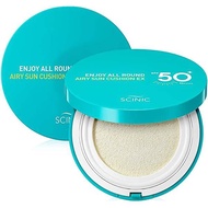 [สินค้าของแท้100% พร้อมส่ง] SCINIC  Enjoy All Round Airy Sun Cushion EX 25g (SPF50+PA++++)